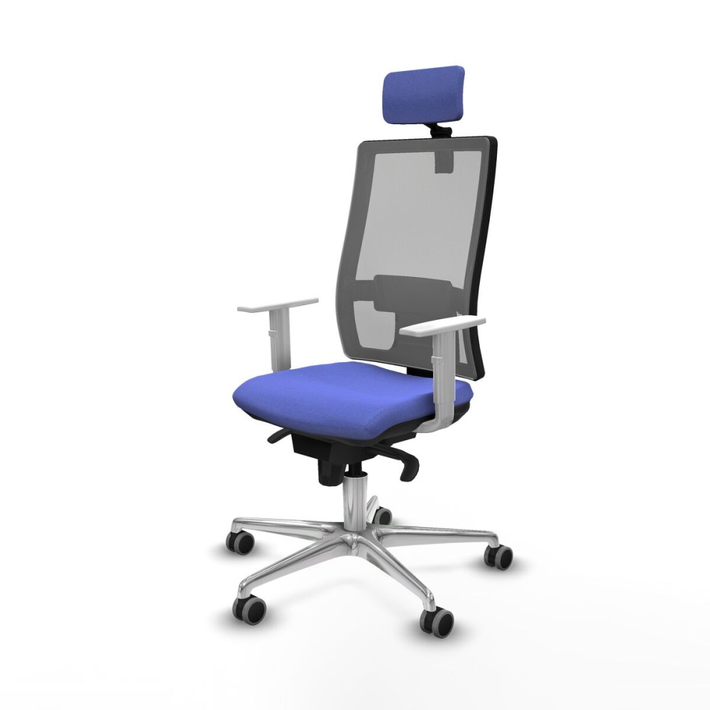 Office Chair with Headrest Horna Piqueras y Crespo 4B086G2 Light Blue