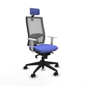Office Chair with Headrest Horna Piqueras y Crespo 4B066N2 Light Blue