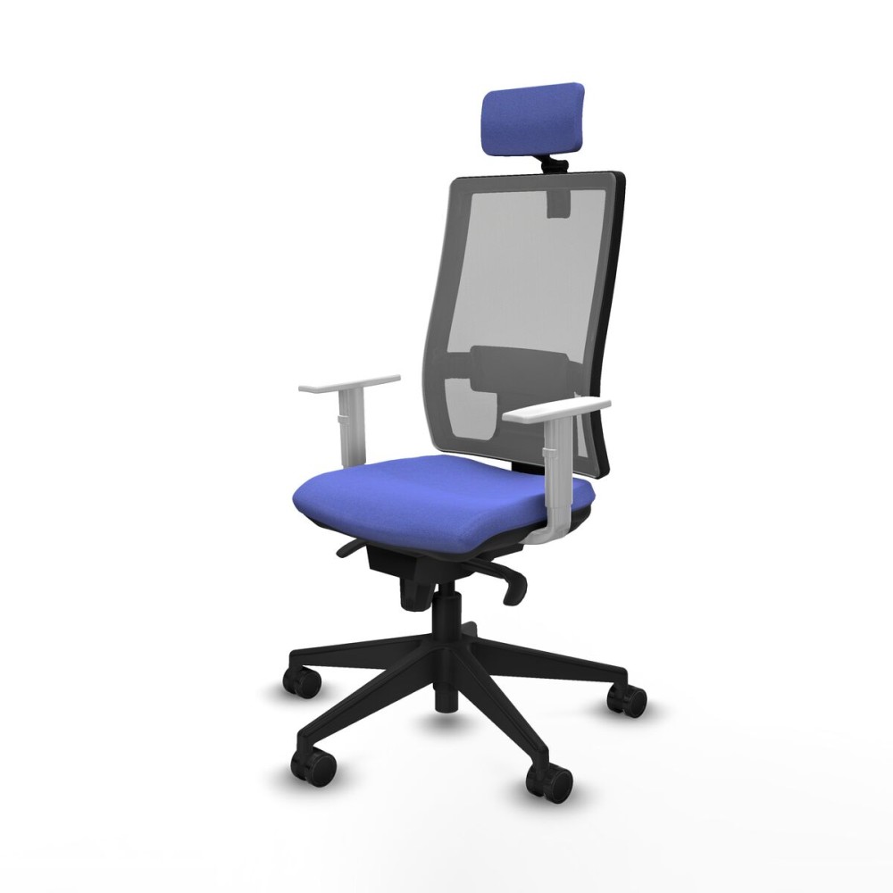 Office Chair with Headrest Horna Piqueras y Crespo 4B066N2 Light Blue