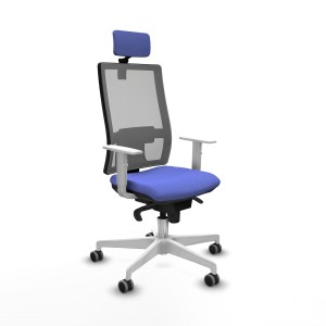 Office Chair with Headrest Horna Piqueras y Crespo 4B026G2 Light Blue