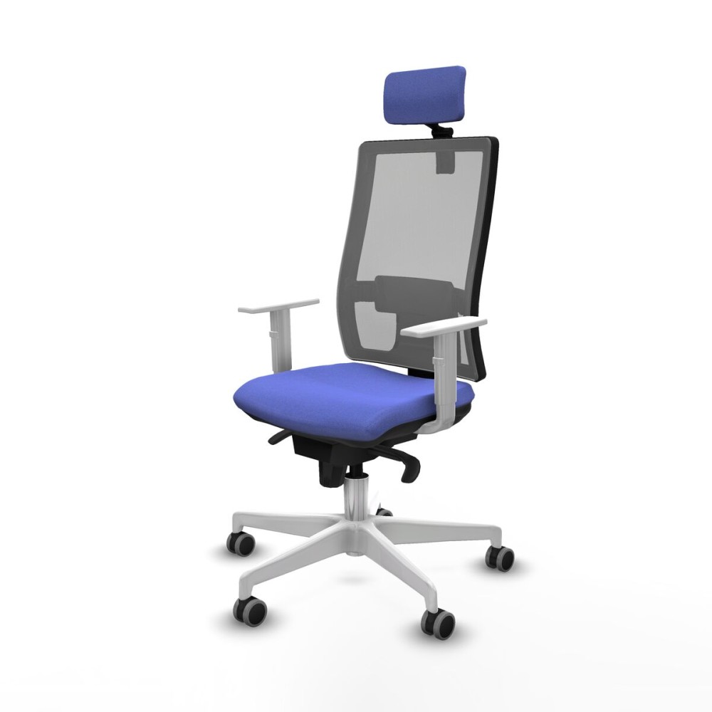Office Chair with Headrest Horna Piqueras y Crespo 4B026G2 Light Blue