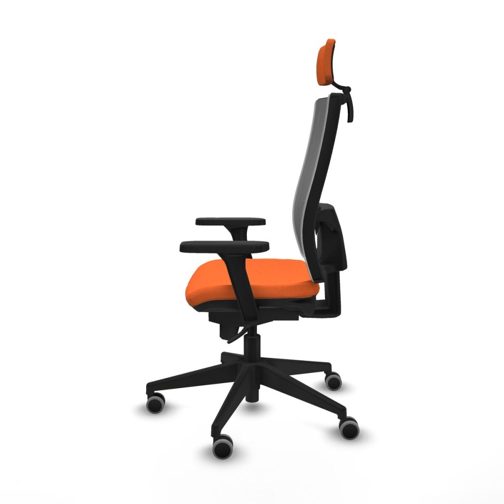 Office Chair with Headrest Horna Piqueras y Crespo 3D066G2 Orange