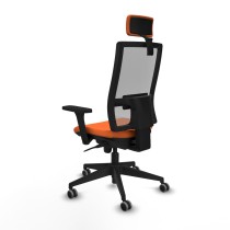 Office Chair with Headrest Horna Piqueras y Crespo 3D066G2 Orange