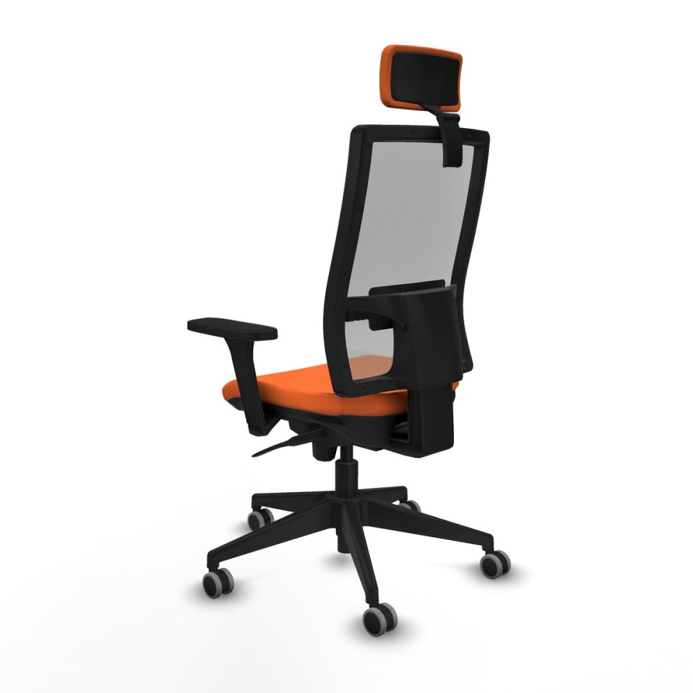Office Chair with Headrest Horna Piqueras y Crespo 3D066G2 Orange