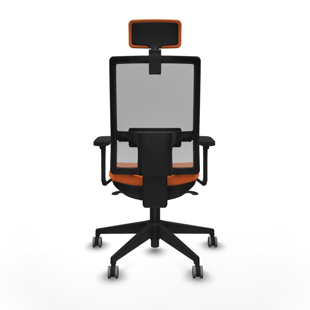Office Chair with Headrest Horna Piqueras y Crespo 3D066G2 Orange