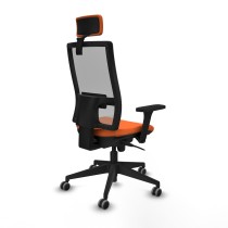 Office Chair with Headrest Horna Piqueras y Crespo 3D066G2 Orange