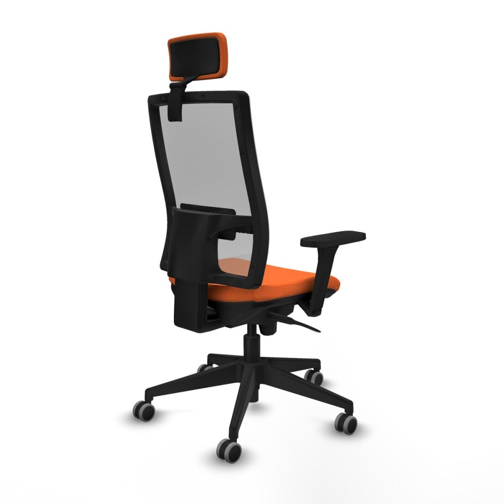 Office Chair with Headrest Horna Piqueras y Crespo 3D066G2 Orange