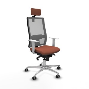 Office Chair with Headrest Horna Piqueras y Crespo 4B086G2 Brown