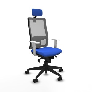 Office Chair with Headrest Horna Piqueras y Crespo 4B066N2 Blue