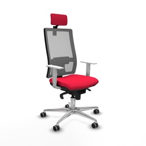 Chaise de Bureau avec Appui-tête Horna Piqueras y Crespo 4B086G2 Rouge
