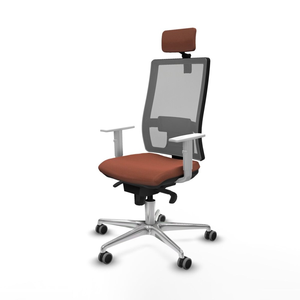 Office Chair with Headrest Horna Piqueras y Crespo 4B086G2 Brown