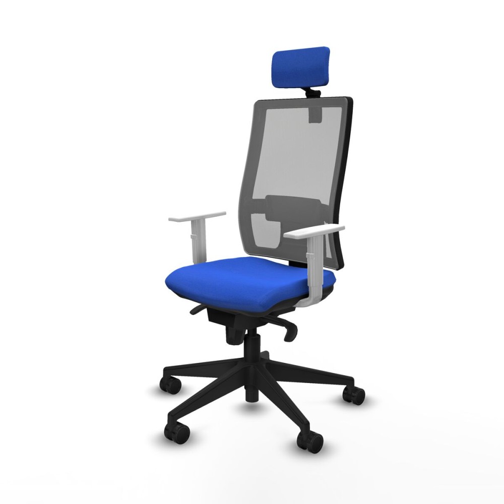 Office Chair with Headrest Horna Piqueras y Crespo 4B066N2 Blue