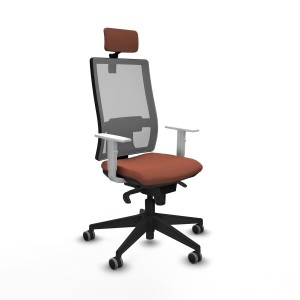 Bürostuhl mit Kopfstütze Horna Piqueras y Crespo 4B066G2 Braun