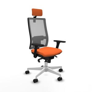 Bürostuhl mit Kopfstütze Horna Piqueras y Crespo 3D026N2 Orange