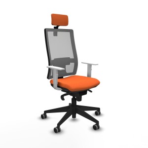 Bürostuhl mit Kopfstütze Horna Piqueras y Crespo 4B066G2 Orange