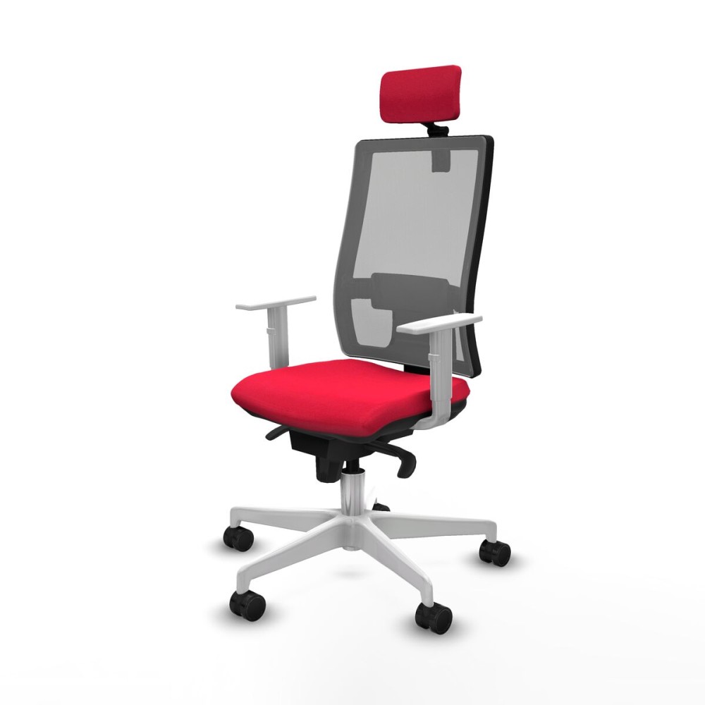 Office Chair with Headrest Horna Piqueras y Crespo 4B026N2 Red