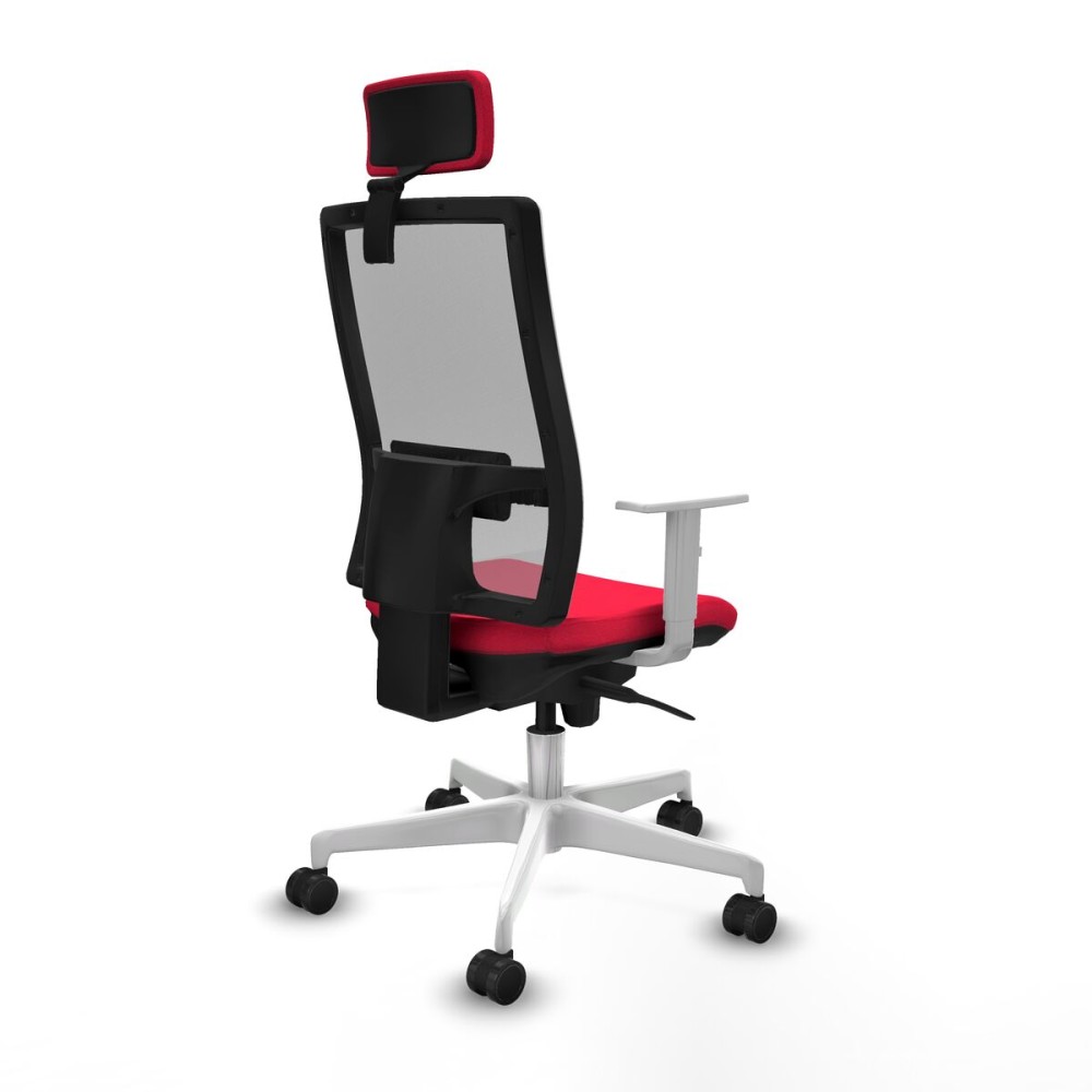 Office Chair with Headrest Horna Piqueras y Crespo 4B026N2 Red