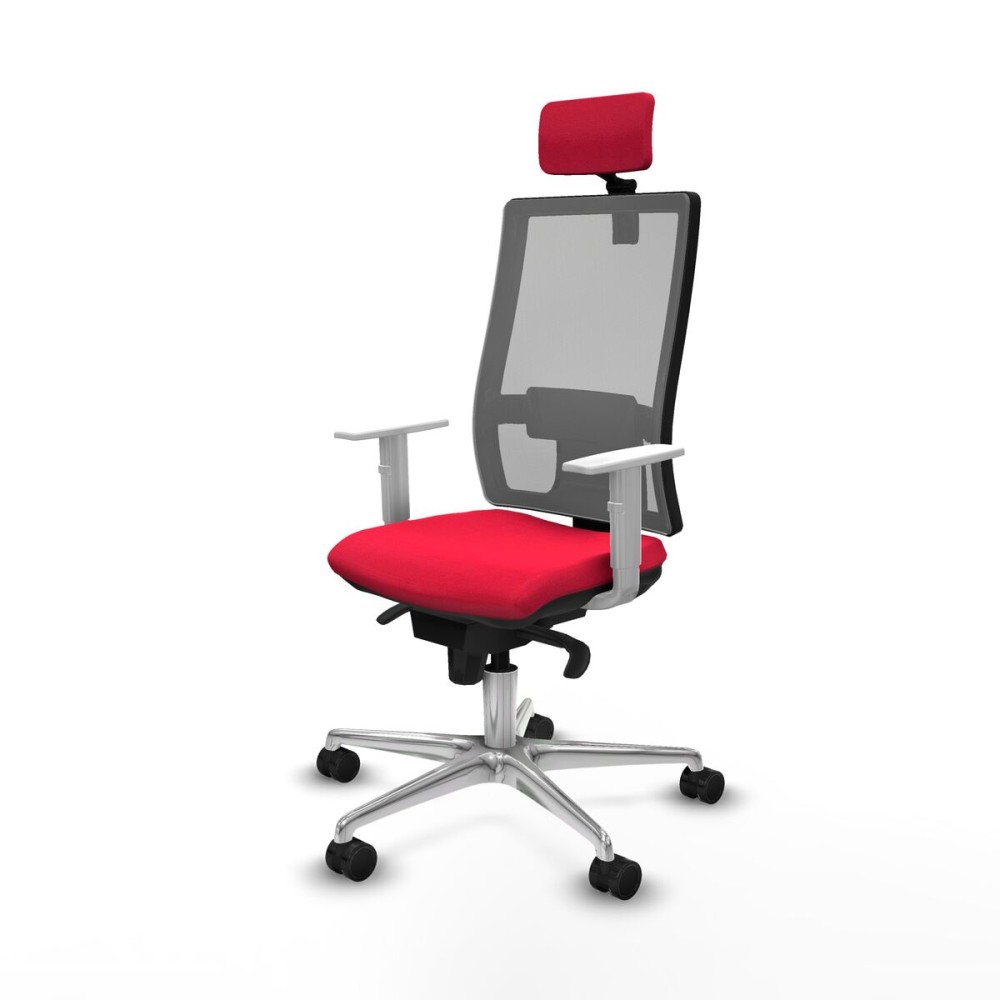 Office Chair with Headrest Horna Piqueras y Crespo 4B086N2 Red