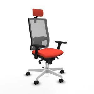 Bürostuhl mit Kopfstütze Horna Piqueras y Crespo 3D026N2 Dunkelorange
