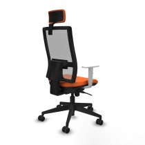 Office Chair with Headrest Horna Piqueras y Crespo 4B066N2 Orange