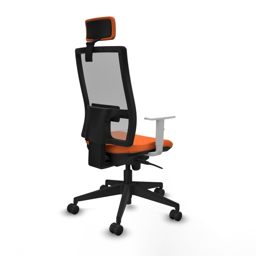 Bürostuhl mit Kopfstütze Horna Piqueras y Crespo 4B066N2 Orange