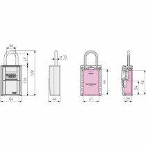 Key cupboard ABUS 797 LED KeyGarage B