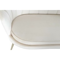 Canapé Home ESPRIT Crème 130 x 77 x 83 cm