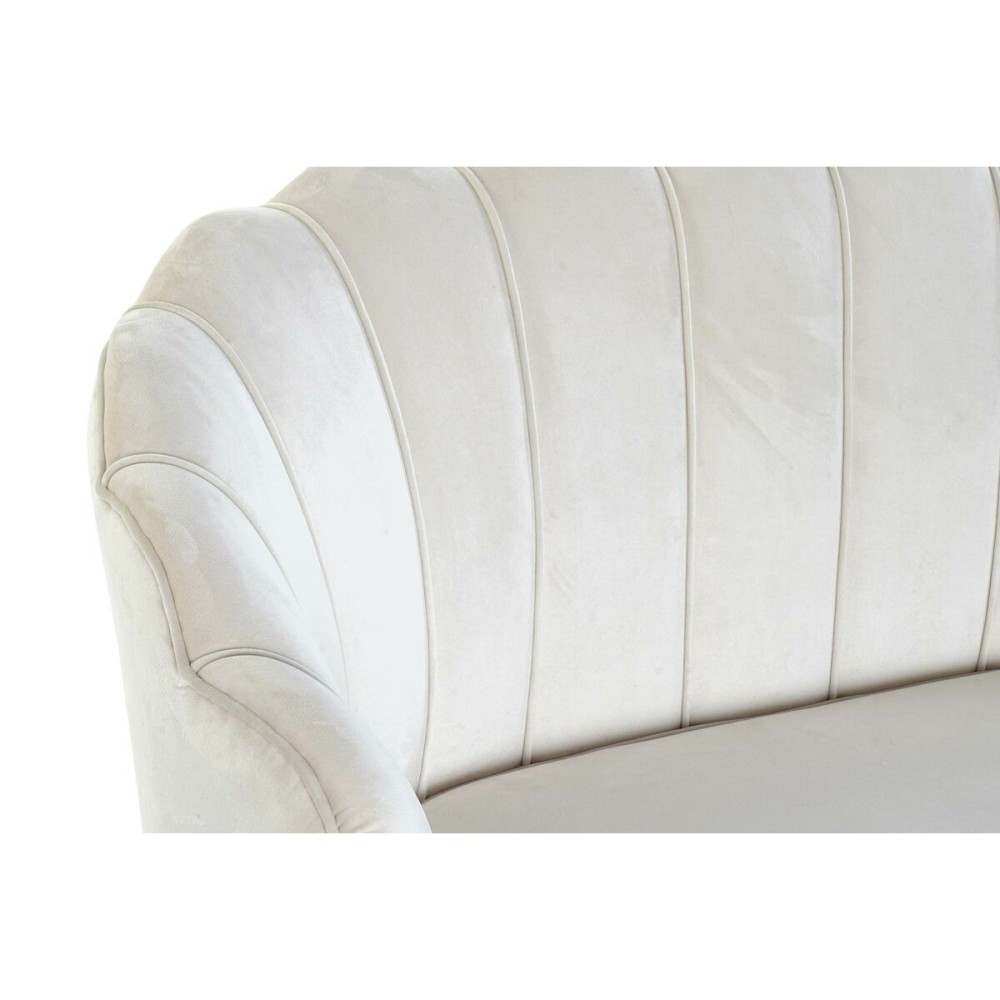 Canapé Home ESPRIT Crème 130 x 77 x 83 cm