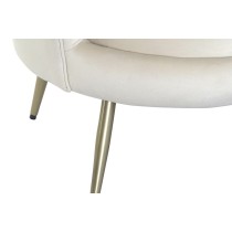 Canapé Home ESPRIT Crème 130 x 77 x 83 cm