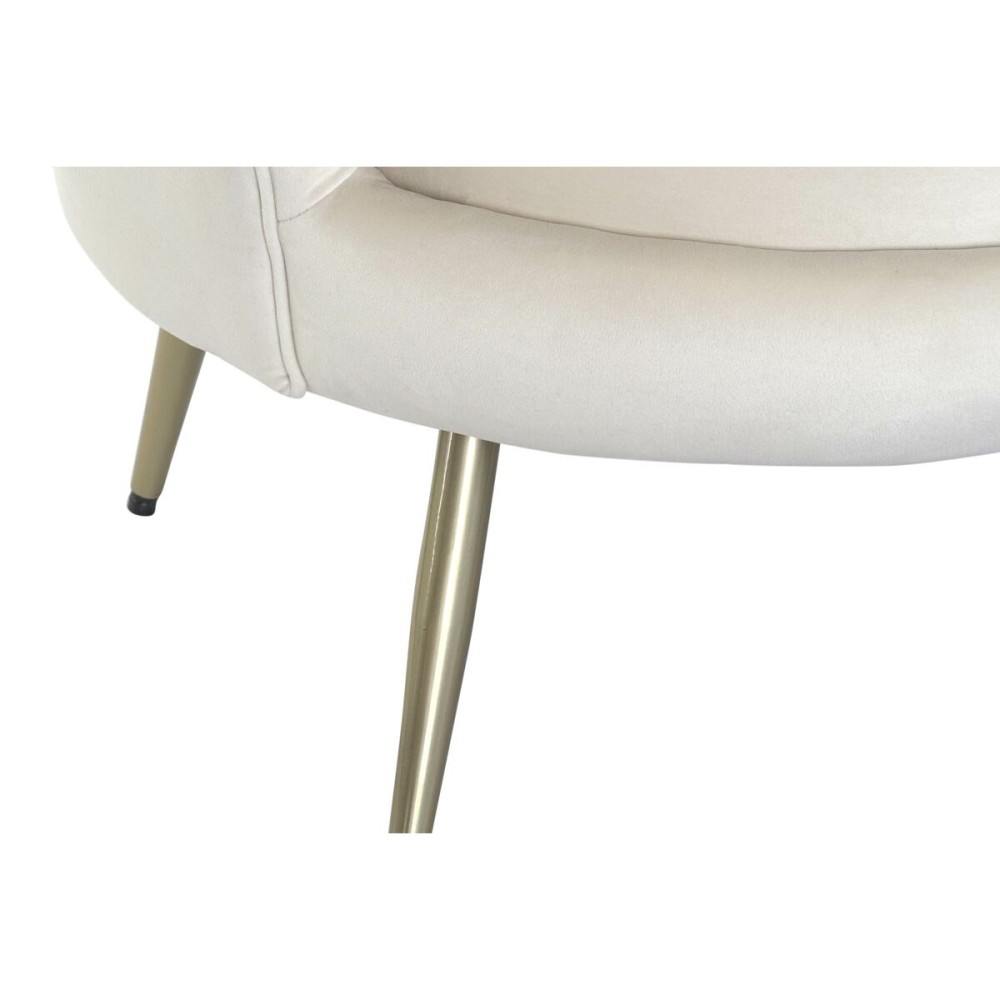 Canapé Home ESPRIT Crème 130 x 77 x 83 cm