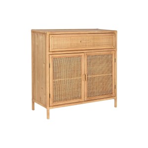 Buffet Home ESPRIT Marron Clair Rotin Sapin 100 x 40 x 100 cm