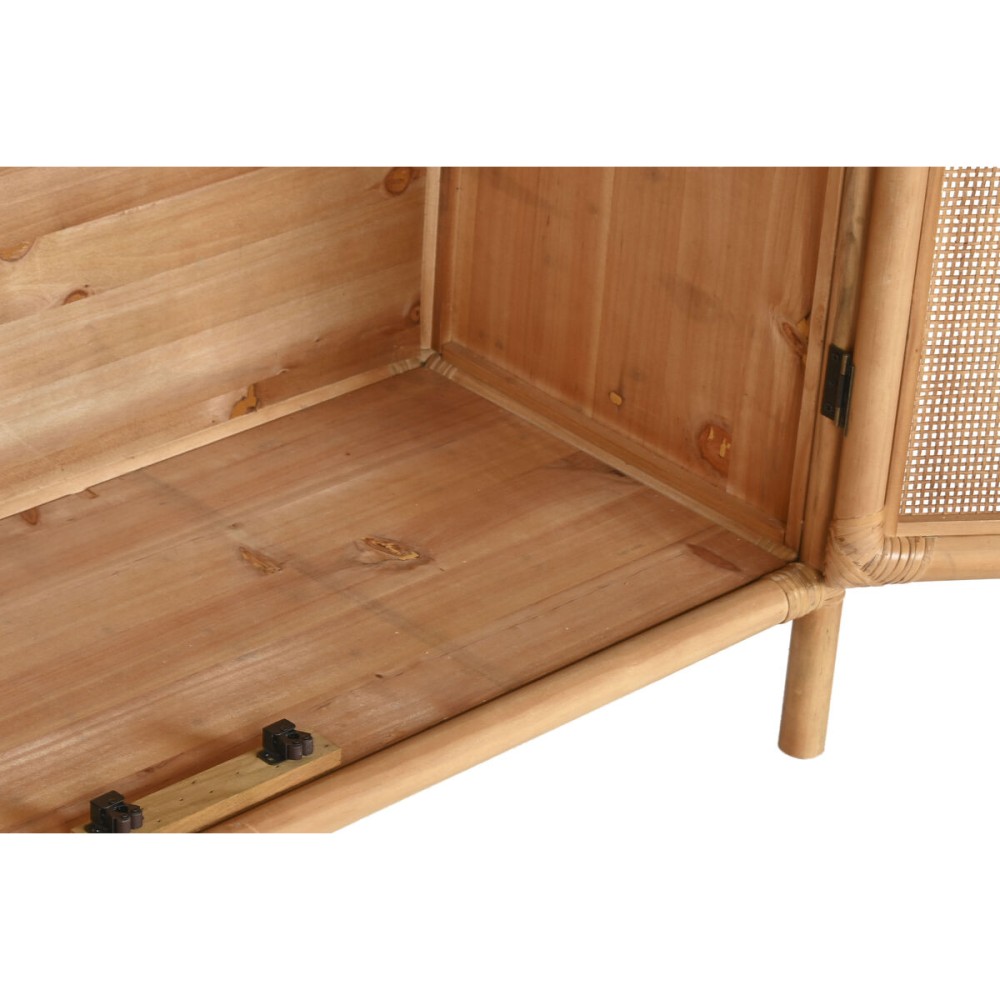 Buffet Home ESPRIT Marron Clair Rotin Sapin 100 x 40 x 100 cm