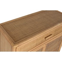 Buffet Home ESPRIT Marron Clair Rotin Sapin 100 x 40 x 100 cm
