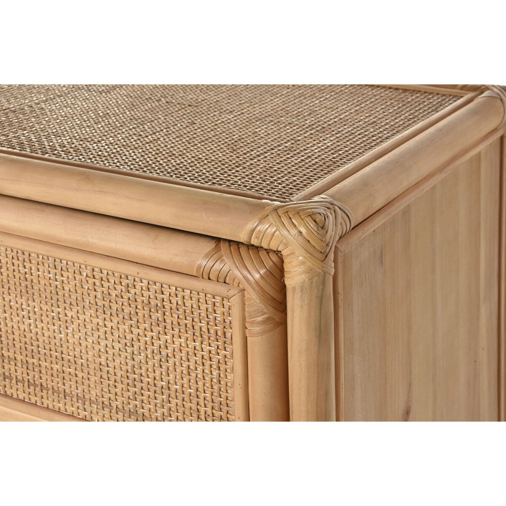 Buffet Home ESPRIT Marron Clair Rotin Sapin 100 x 40 x 100 cm