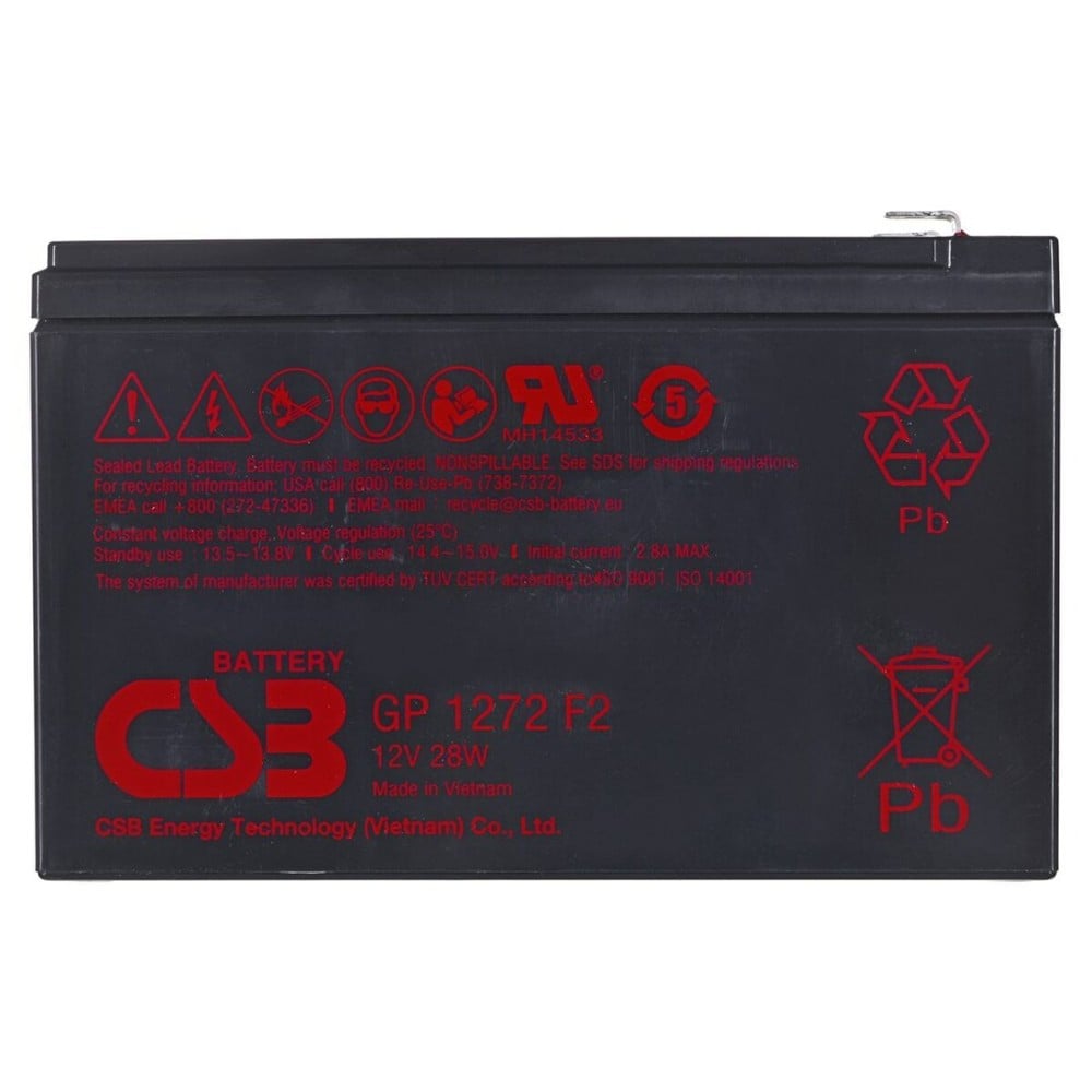 Batterie für Unterbrechungsfreies Stromversorgungssystem USV HITACHI CSB GP1272 F2 72 Ah 12 V