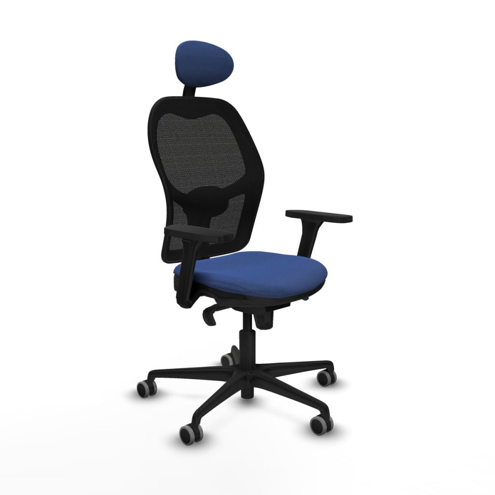 Office Chair with Headrest Jorquera Piqueras y Crespo 3D036G1 Navy Blue