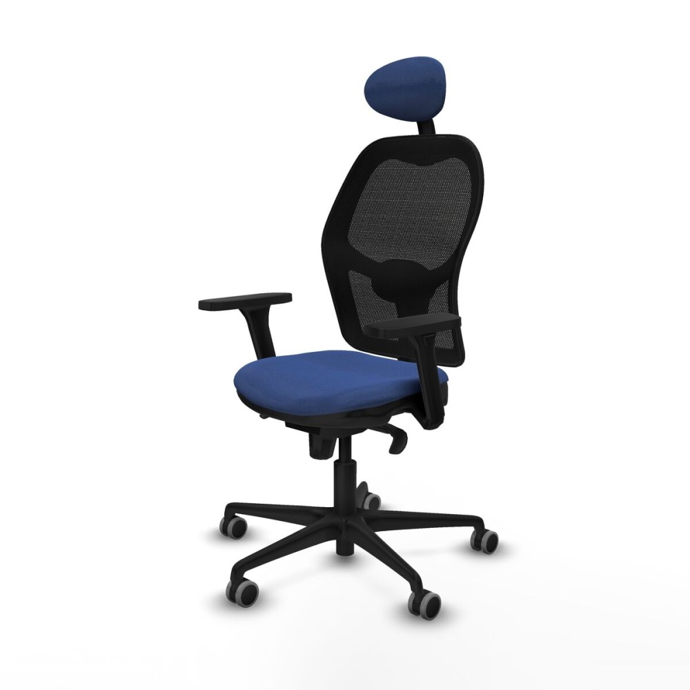 Office Chair with Headrest Jorquera Piqueras y Crespo 3D036G1 Navy Blue
