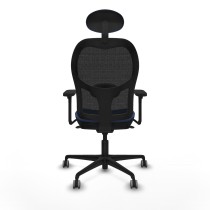 Office Chair with Headrest Jorquera Piqueras y Crespo 3D036G1 Navy Blue