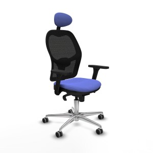 Office Chair with Headrest Jorquera Piqueras y Crespo 3D086G1 Light Blue