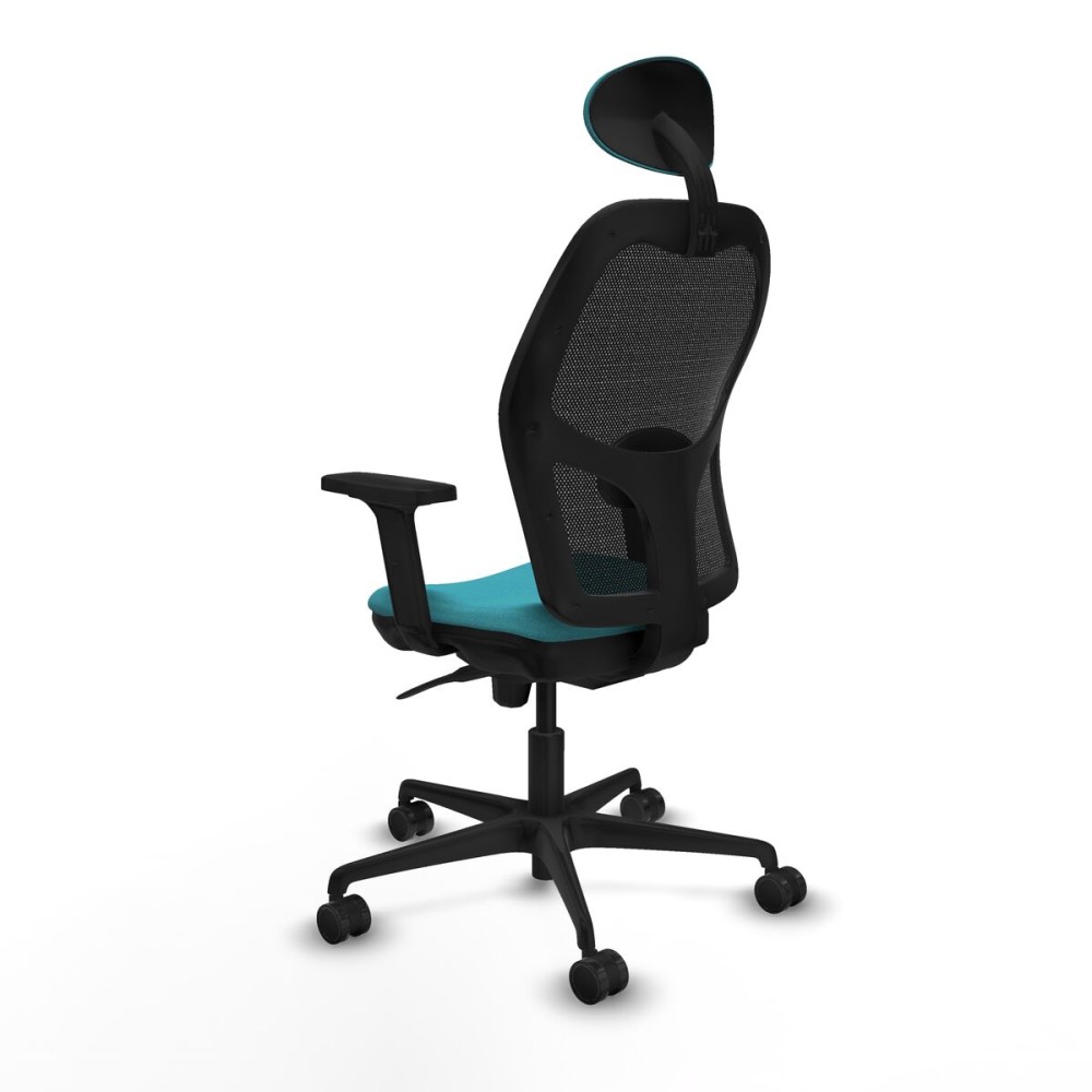 Office Chair with Headrest Jorquera Piqueras y Crespo 2D036N1 Turquoise