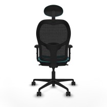 Office Chair with Headrest Jorquera Piqueras y Crespo 2D036N1 Turquoise