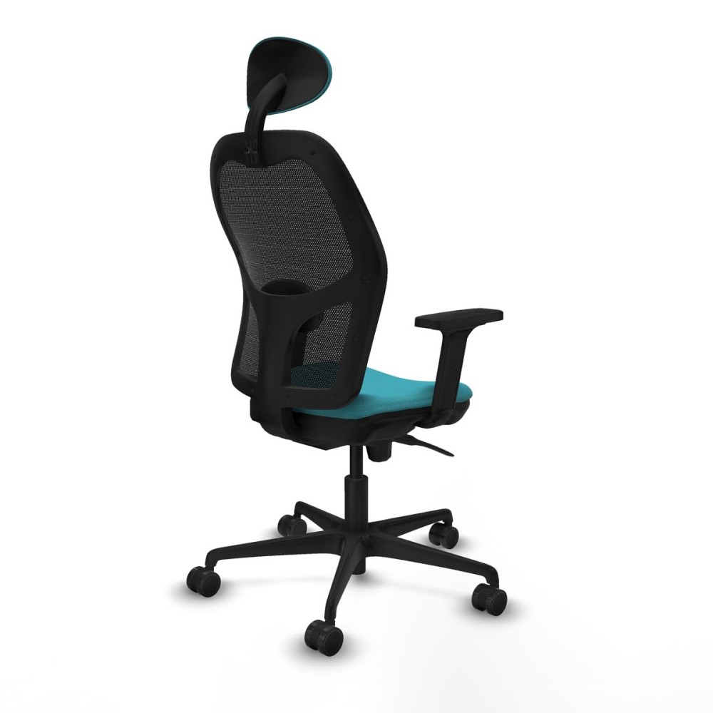 Office Chair with Headrest Jorquera Piqueras y Crespo 2D036N1 Turquoise