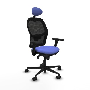 Office Chair with Headrest Jorquera Piqueras y Crespo 3D036N1 Light Blue