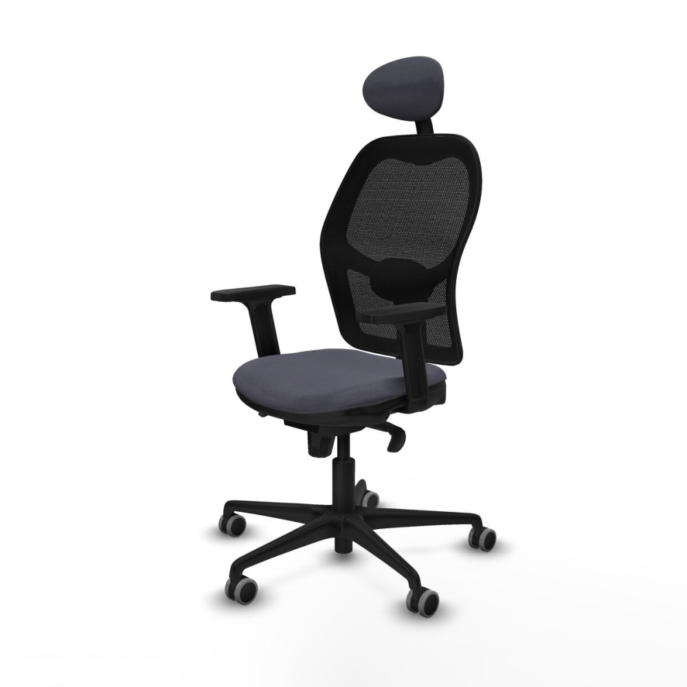 Office Chair with Headrest Jorquera Piqueras y Crespo 2D036G1 Dark grey