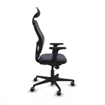 Office Chair with Headrest Jorquera Piqueras y Crespo 2D036G1 Dark grey
