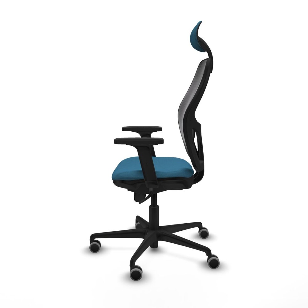 Chaise de Bureau avec Appui-tête Jorquera Piqueras y Crespo 2D036G1 Noir Vert pétrole