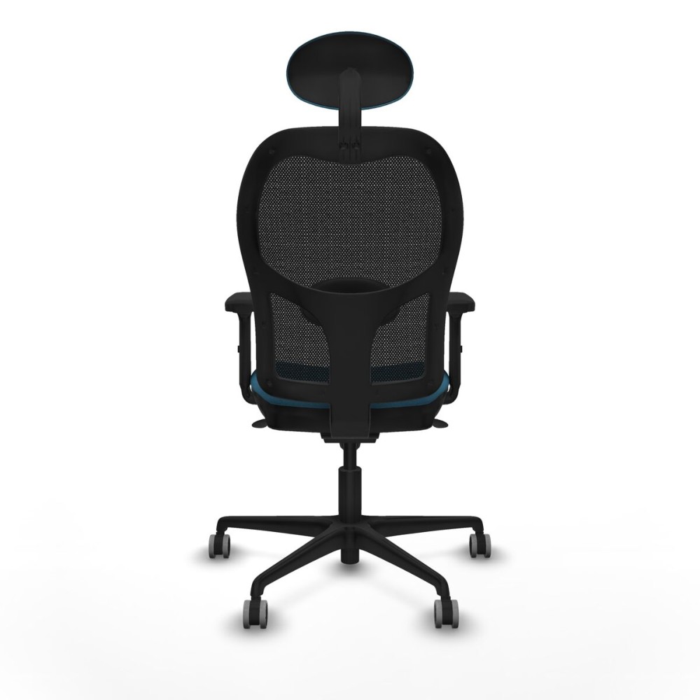 Chaise de Bureau avec Appui-tête Jorquera Piqueras y Crespo 2D036G1 Noir Vert pétrole