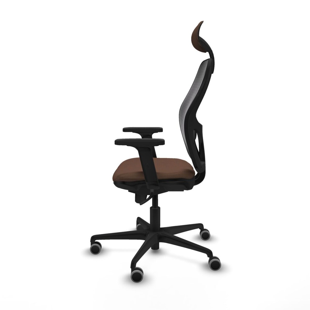 Bürostuhl mit Kopfstütze Jorquera Piqueras y Crespo 2D036G1 Schwarz Dunkelbraun