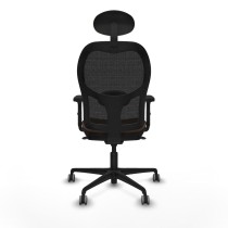 Bürostuhl mit Kopfstütze Jorquera Piqueras y Crespo 2D036G1 Schwarz Dunkelbraun