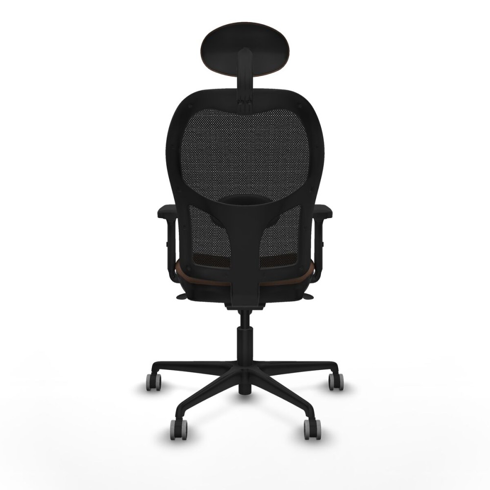 Bürostuhl mit Kopfstütze Jorquera Piqueras y Crespo 2D036G1 Schwarz Dunkelbraun